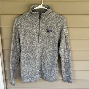 Women’s Patagonia Heathered Gray Fleece Pullover